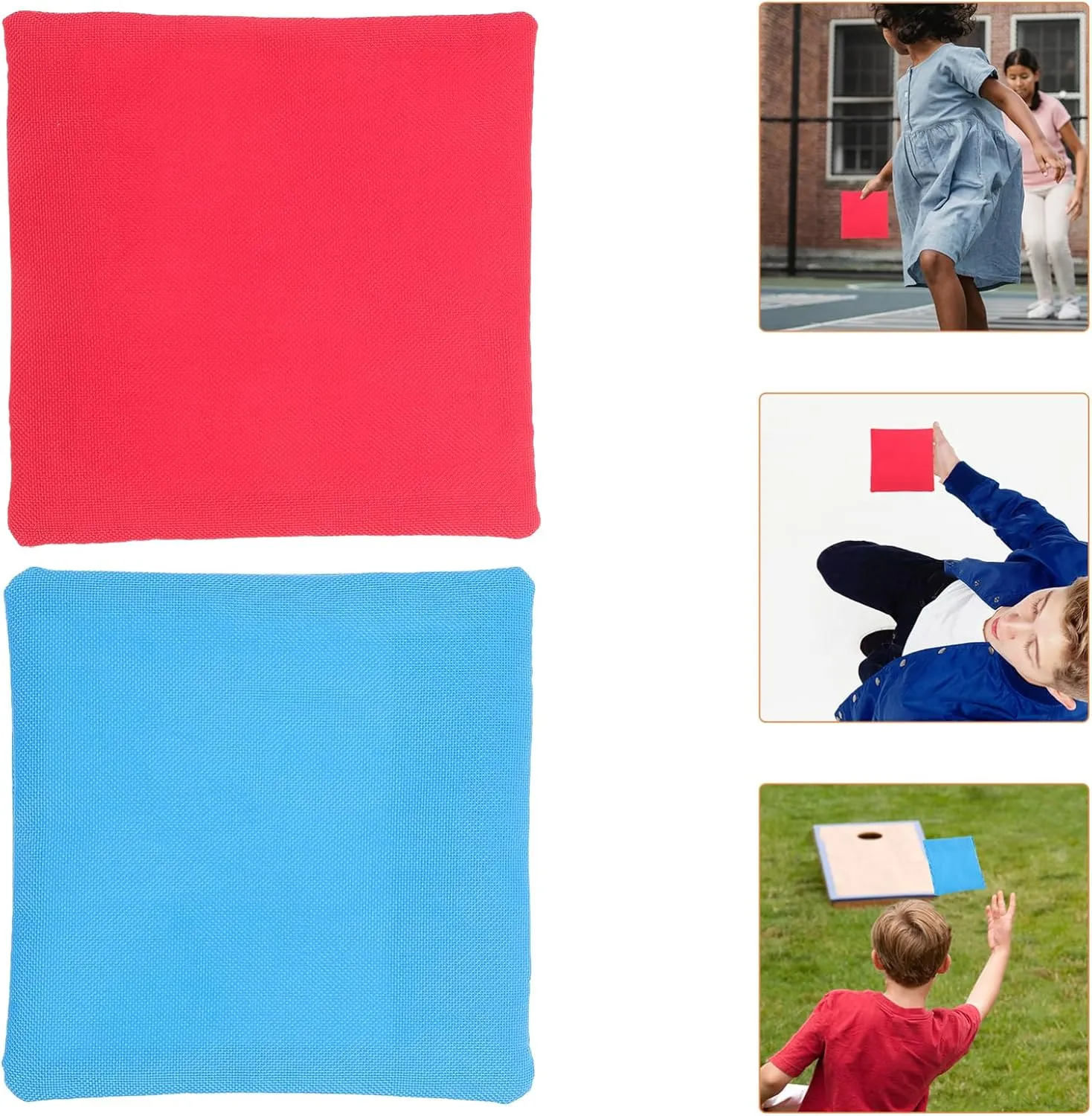 Outdoor Toss Game Bean Bags Canvas Bean Bags for Party Fun Creative Design basic molecule medal for Teamwork Family Games BESPORTBLE 