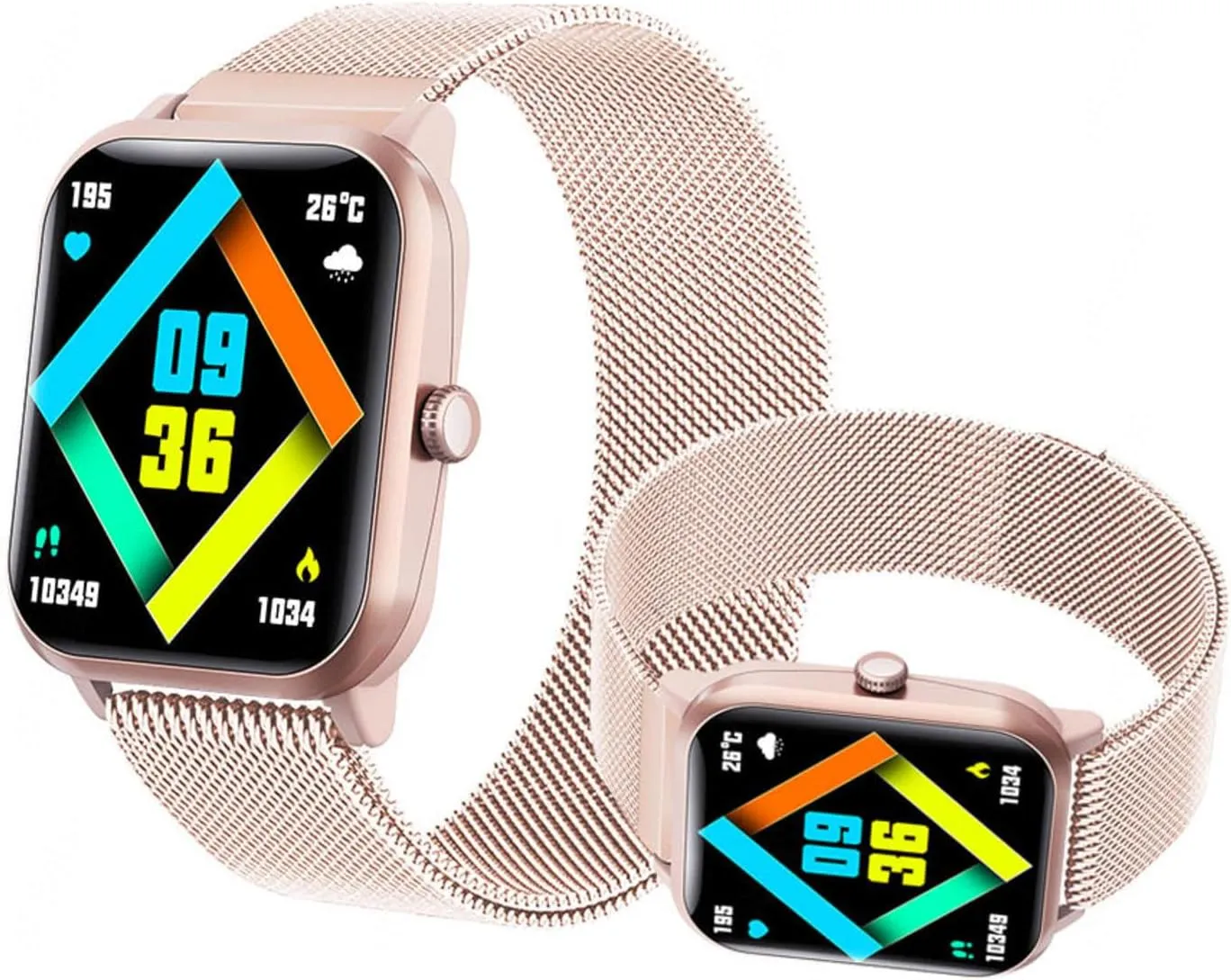 Oxygen Monitor Watch Smart Notifications Fashion Companion F330628$MilanGold 2025 Smart lofty Watches for Women - Watch That Monitors Bp 1.9" 