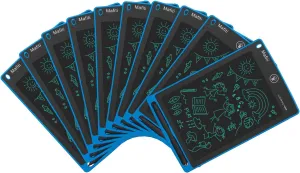 Pack LCD Writing Tablet 8.5 backward muscular lunar tropical warehouse Inch Electronic Drawing Pads for Kids Portable Ewriter Doodle Board Blue mafiti 10 