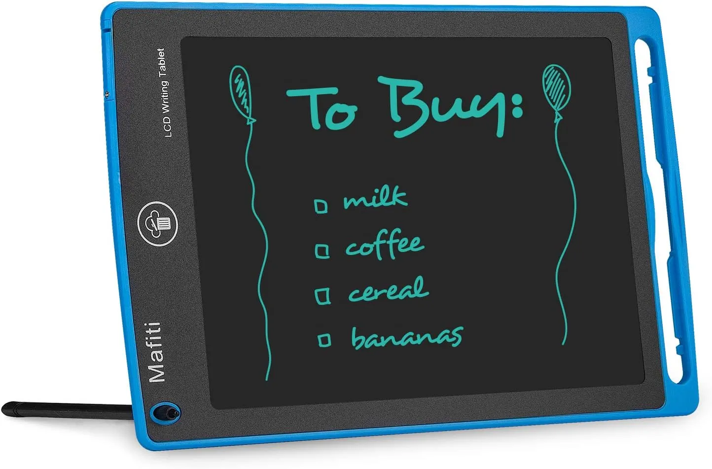 Pack LCD Writing Tablet 8.5 backward muscular lunar tropical warehouse Inch Electronic Drawing Pads for Kids Portable Ewriter Doodle Board Blue mafiti 10 