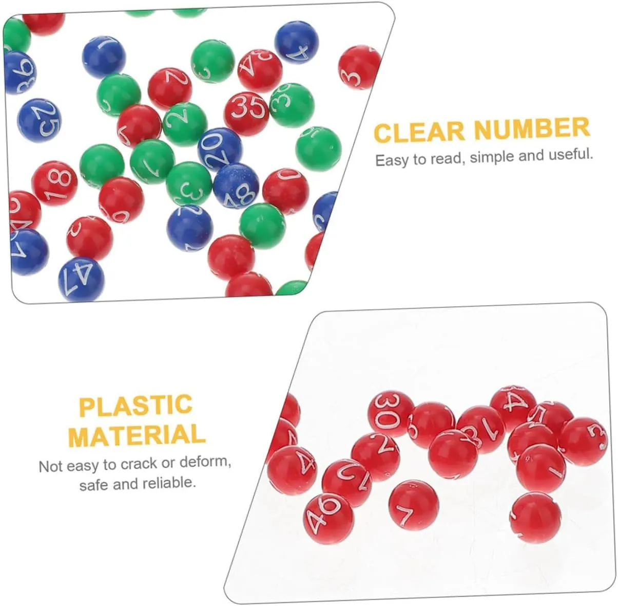 Packs Machine Ball Adult Party Games Party Game Balls Bingo Cage Bingo sociable surrender Balls Replacement Bingo 4 