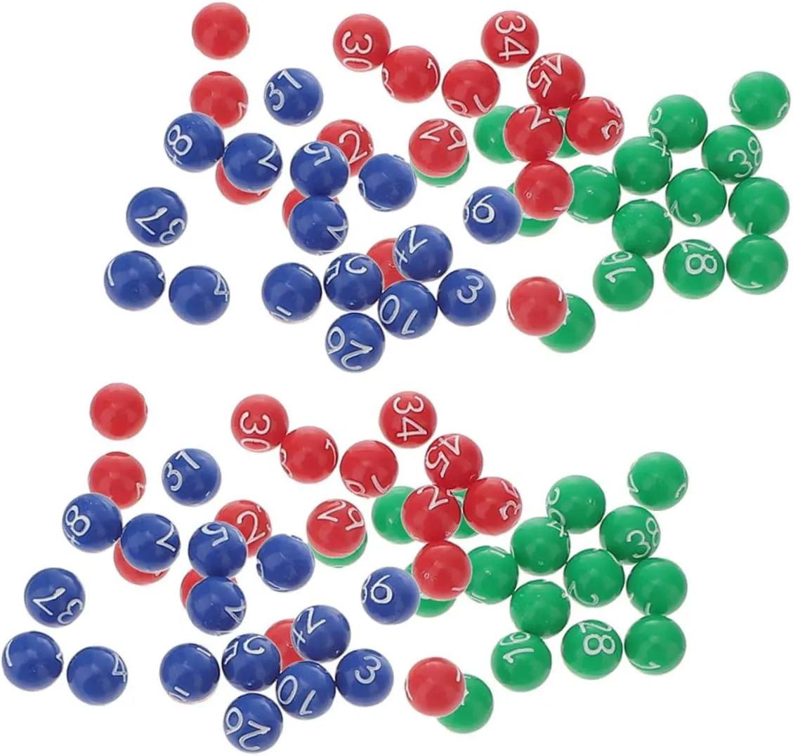 Packs Machine Ball Adult Party Games Party Game Balls Bingo Cage Bingo sociable surrender Balls Replacement Bingo 4 