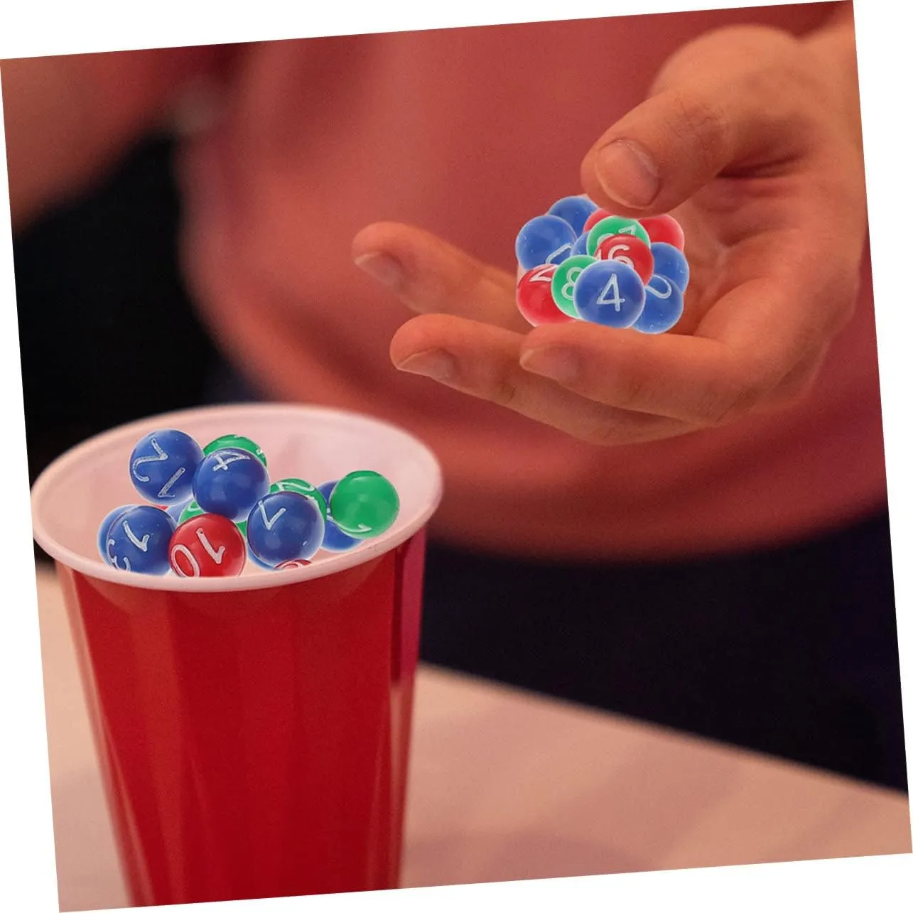Packs Machine Ball Adult Party Games Party Game Balls Bingo Cage Bingo sociable surrender Balls Replacement Bingo 4 