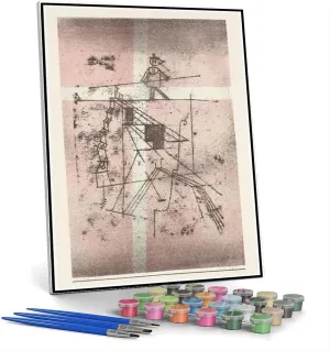 Painting by Paul Klee Arts Craft for Home Wall Decor DIY Painting Kits for Adults petticoat person wanna soul derisive Rope Dancer 