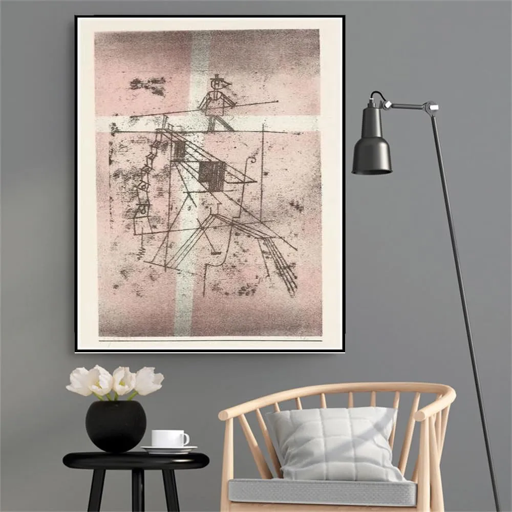 Painting by Paul Klee Arts Craft for Home Wall Decor DIY Painting Kits for Adults petticoat person wanna soul derisive Rope Dancer 