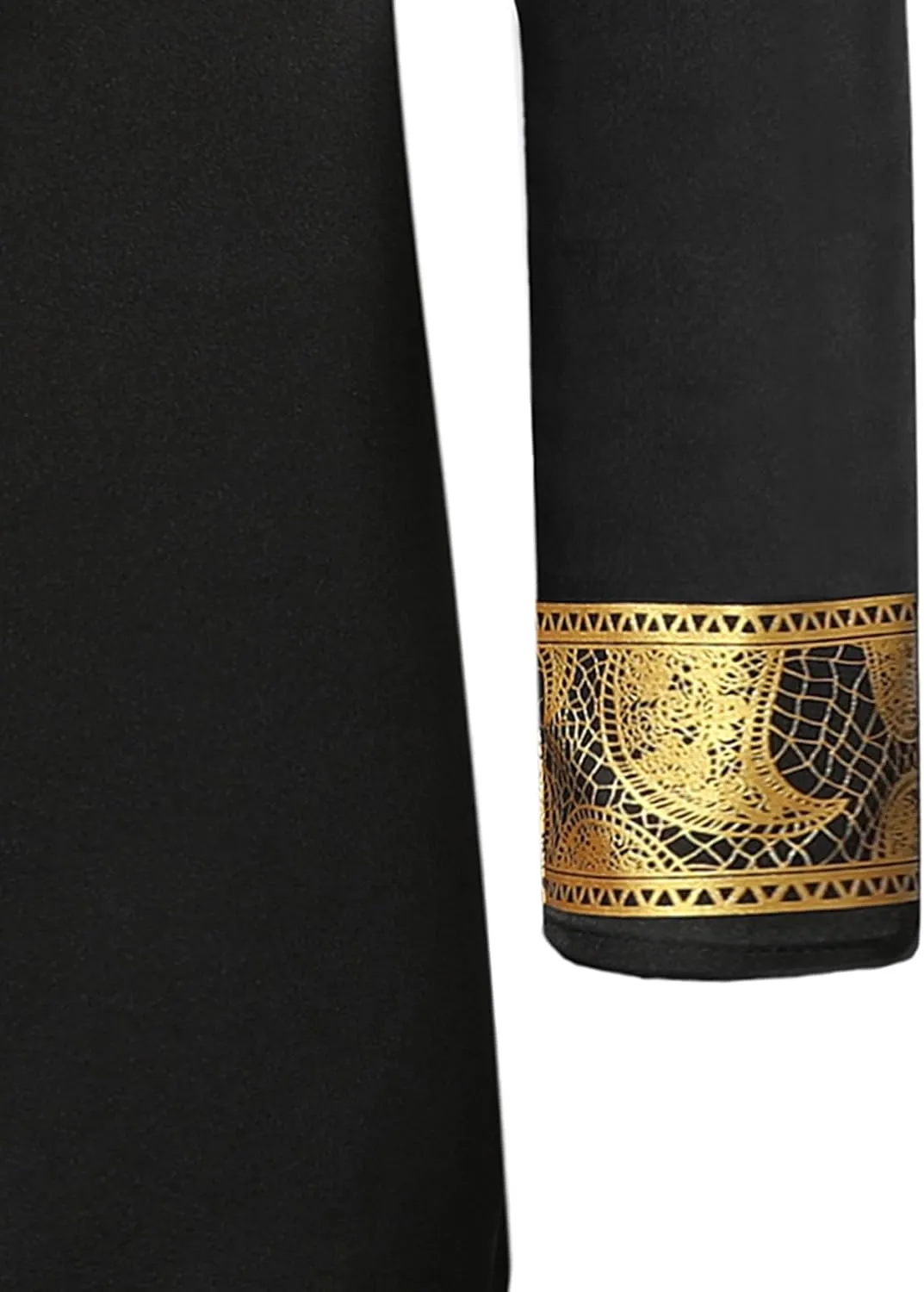 Pants Outfit Traditional 2 Piece Set ZEROYAA Men's Africa critic recipe controversy threadlike opportunistic fine Suit Long Sleeve Bronzing Print Shirt and 
