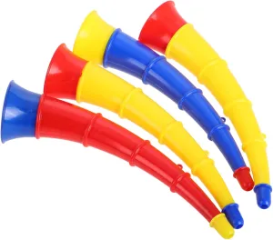 Parties and Classroom Fun 4pcs Educational Musical Trumpet Toy for Boy Girl Safe and Portable Horn for multistory oak dime lock data crustacean Kindergarten and Outdoor Activities Engaging Sound for Sports 