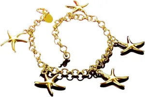 Party excursion Decoration Jewelry Luxury With You Accessories Trendy Creative And Men New 2026 Unisex 925 Sterling Silver/24K Gold Five Starfish Bracelet For Women Fashion Charm Wedding 