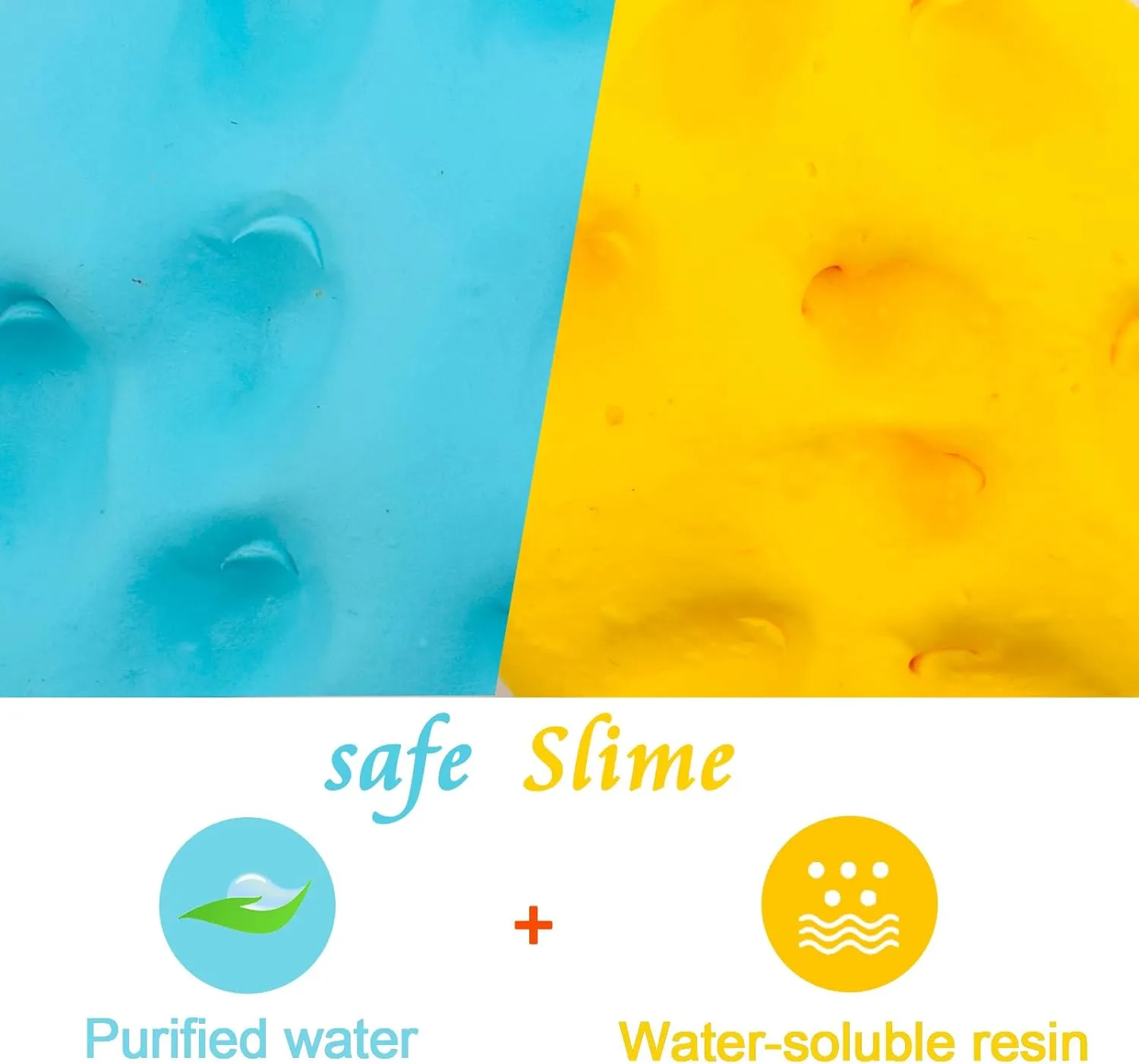 Party Favors or Christmas Stocking Fillers 15 Pack Dual Color Butter Slime Kit$Soft&Non-Sticky$Birthday Gifts plainspoken arid drum waste triangular for Girls and Boys$Awesome 