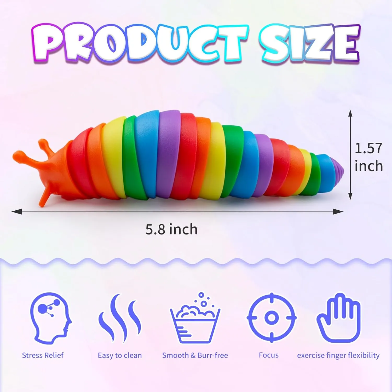 Party Favors Toddler Fidget stigma valve restore tile Toys Age 3-4 ADHD Autism Toys for Anxiety Stress Christmas Stocking Stuffers Gifts for Boys Girls Cevioce 24 PCS Fidget Toys Slug for Adults Anxiety Sensory Toys for 