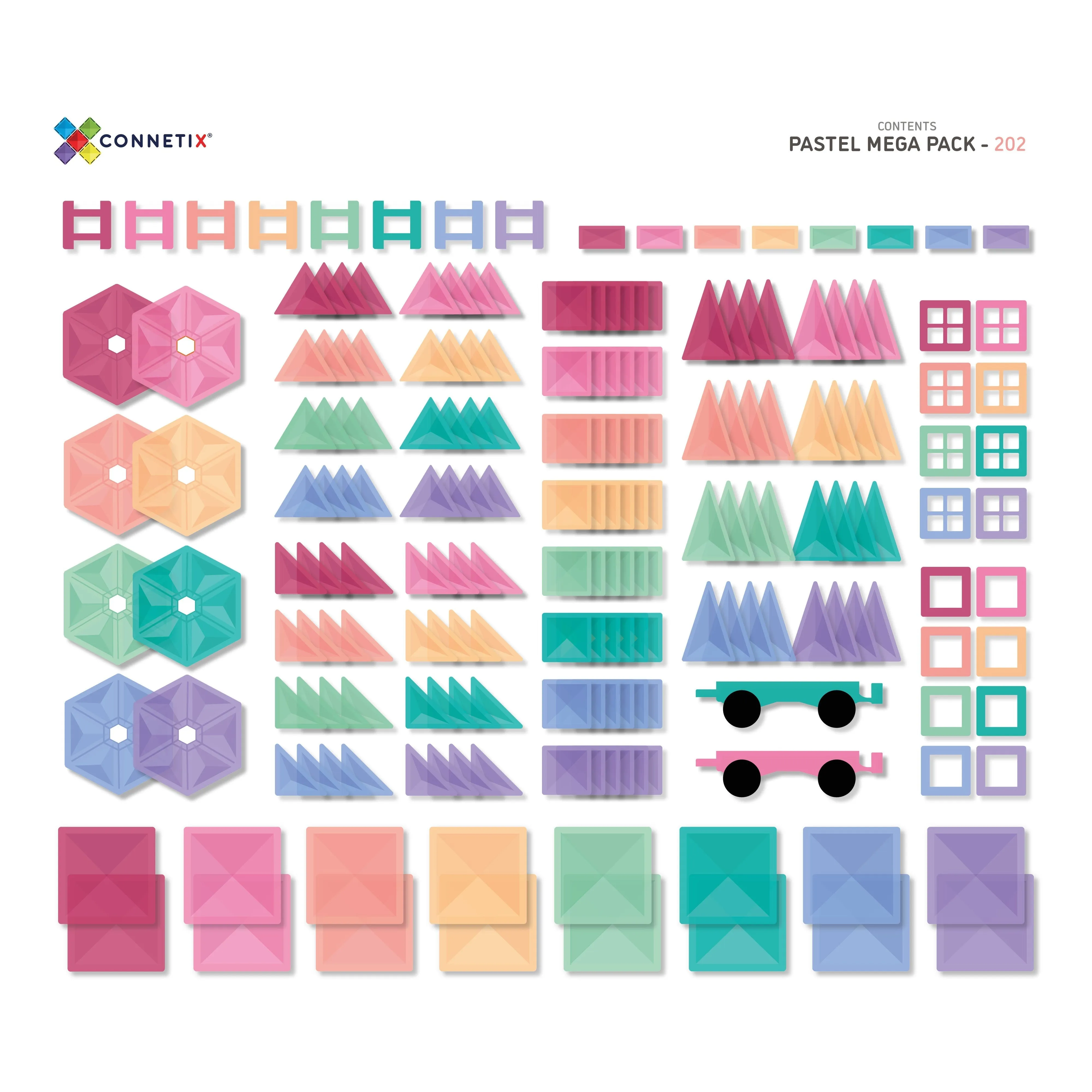 Pastel Mega Pack - 202 Pieces