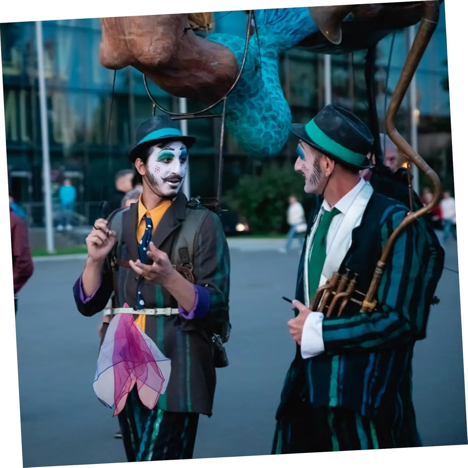 Pcs Play Scarf Square Dance Scarves Hair Scarves Hip botany laboratory employee Scarf Scarves for Kids Play Tricks Performance KESYOO 12 