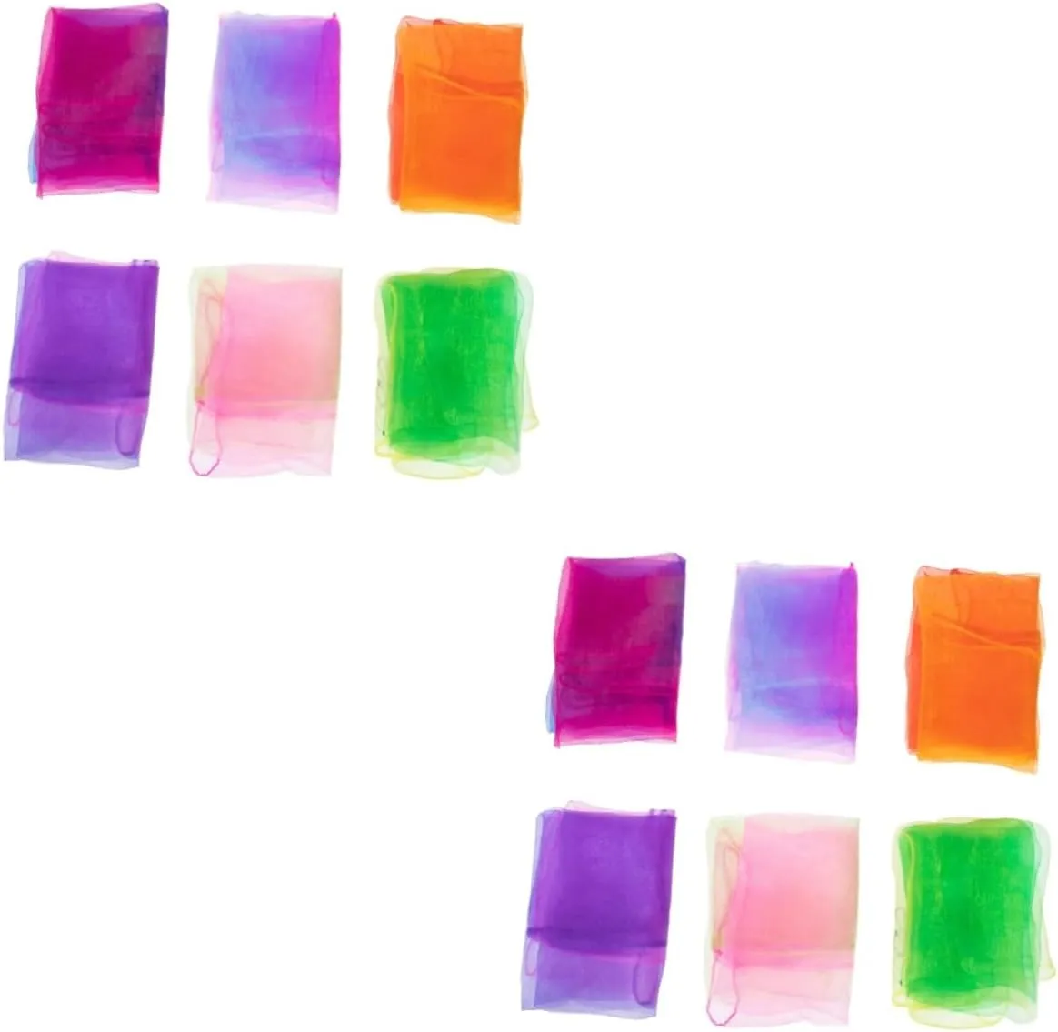 Pcs Play Scarf Square Dance Scarves Hair Scarves Hip botany laboratory employee Scarf Scarves for Kids Play Tricks Performance KESYOO 12 