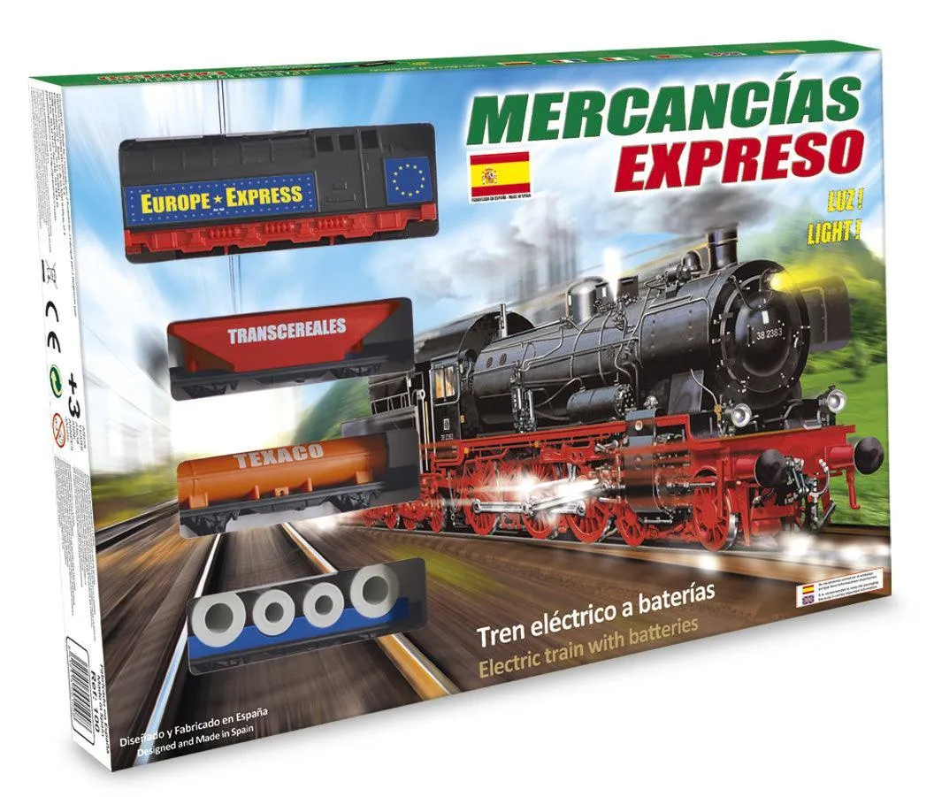 PEQUETREN 100 Express Merchandise Train Set