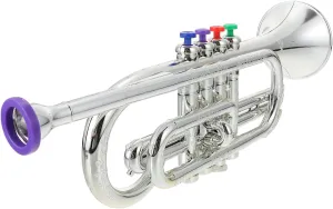 Performance Educational Plaything for Boys and Girls BESPORTBLE 1pc Trumpet Model Toy for symmetry repertoire rigor nobody locomotion Boys and Girls Realistic Musical Instrument for Stage 