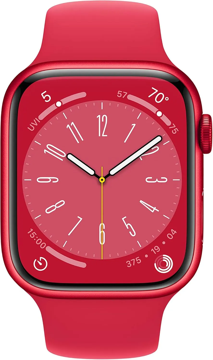 pharaoh 45mm] Smart watch w/ (PRODUCT)RED Aluminum Case w/ (PRODUCT)RED Sport Band-S/M. Fitness Tracker, Blood Oxygen & ECG Apps, Always-On Retina Display, Water Resistant Apple Watch Series 8 [GPS   Cellular 