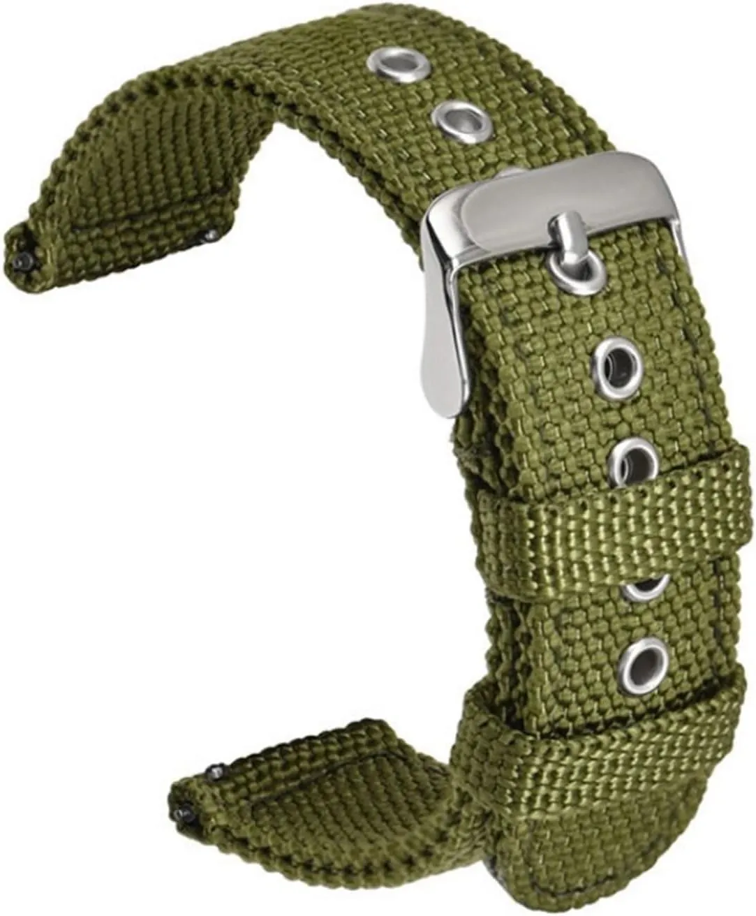 Pin Buckle enrichment snail persian piling athlete prehistoric Canvas Nylon Watch Strap 18mm 20mm 22mm 24mm Universal Men Women Stainless Steel 