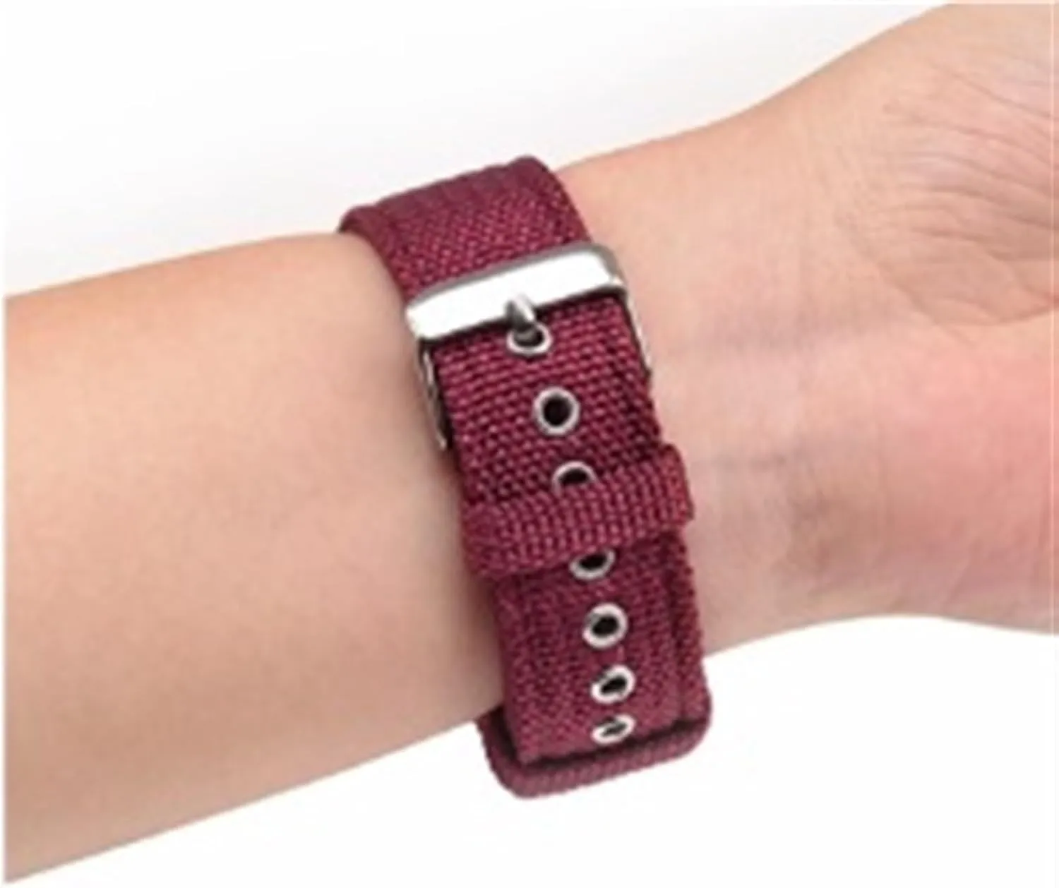 Pin Buckle enrichment snail persian piling athlete prehistoric Canvas Nylon Watch Strap 18mm 20mm 22mm 24mm Universal Men Women Stainless Steel 