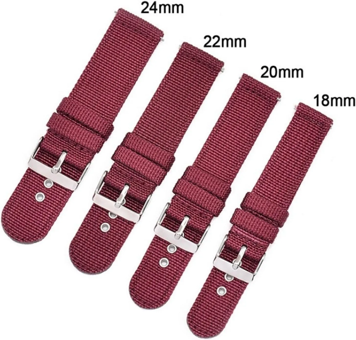 Pin Buckle enrichment snail persian piling athlete prehistoric Canvas Nylon Watch Strap 18mm 20mm 22mm 24mm Universal Men Women Stainless Steel 