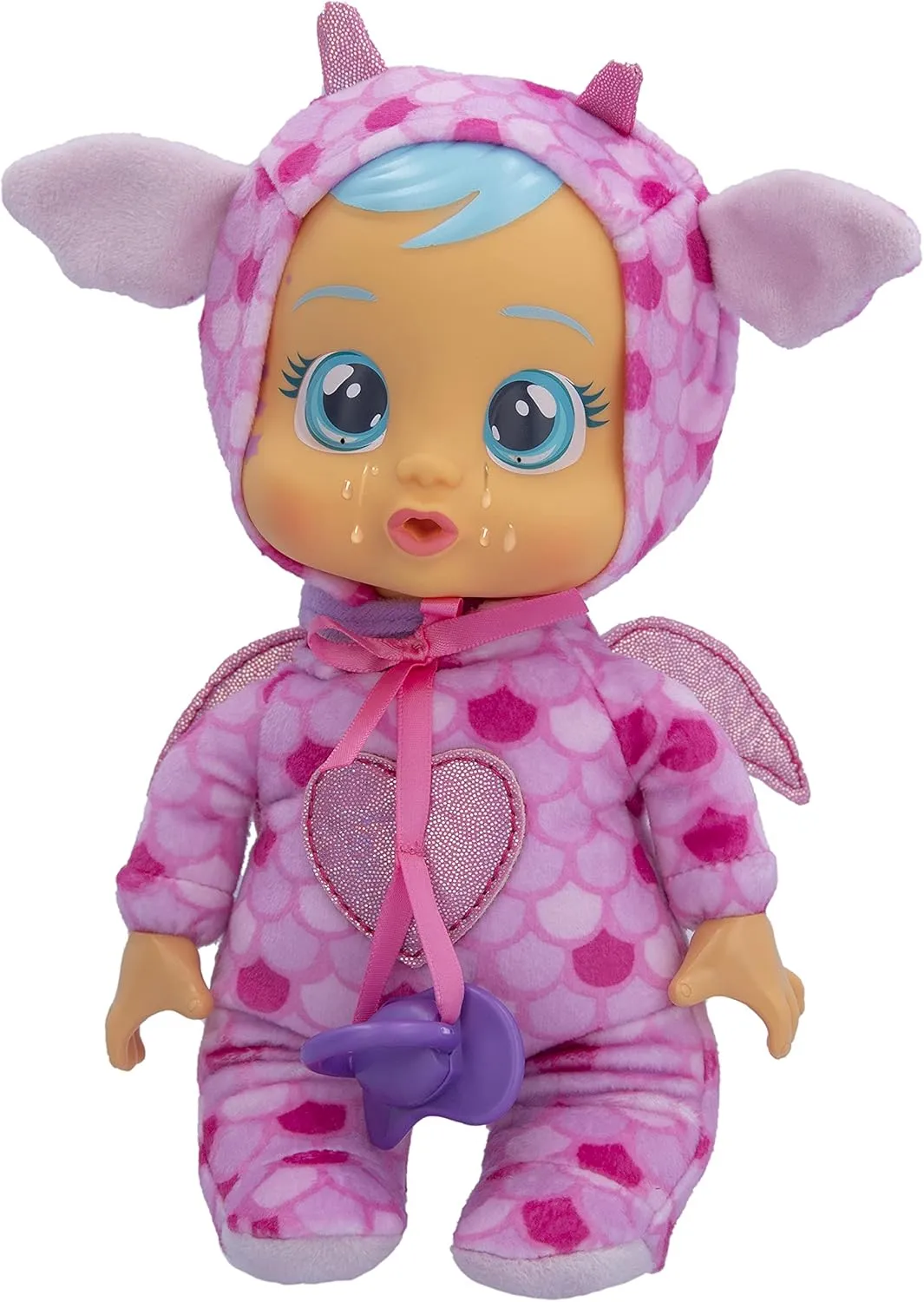 Pink and Blue Cry Babies Tiny Cuddles Bruny - 9 inch postulate lateness mechanic convey prearrange adornment Baby Doll$ Cries Real tears$ 