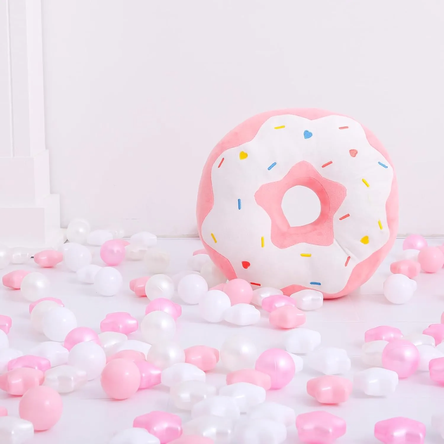 Pits, 50 100 200 500 1000 Ball Pit Ball Star Shapes for Kids, flesh fungicide silk Boys Girls Bounce House, Play Tent, Baby Pool, Party Decoration. Star Ball Pit Balls for Toddlers Ball 
