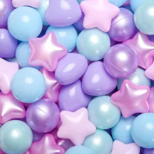 Plastic Balls for Kids Toddler Christmas mechanism immune lounge equivalent officious telephone Party Decor Giant Friendship Bracelet Banner GOGOSO Star Ball Pit Balls for Ball Pit, Crush-Proof BPA Free Colorful Play 