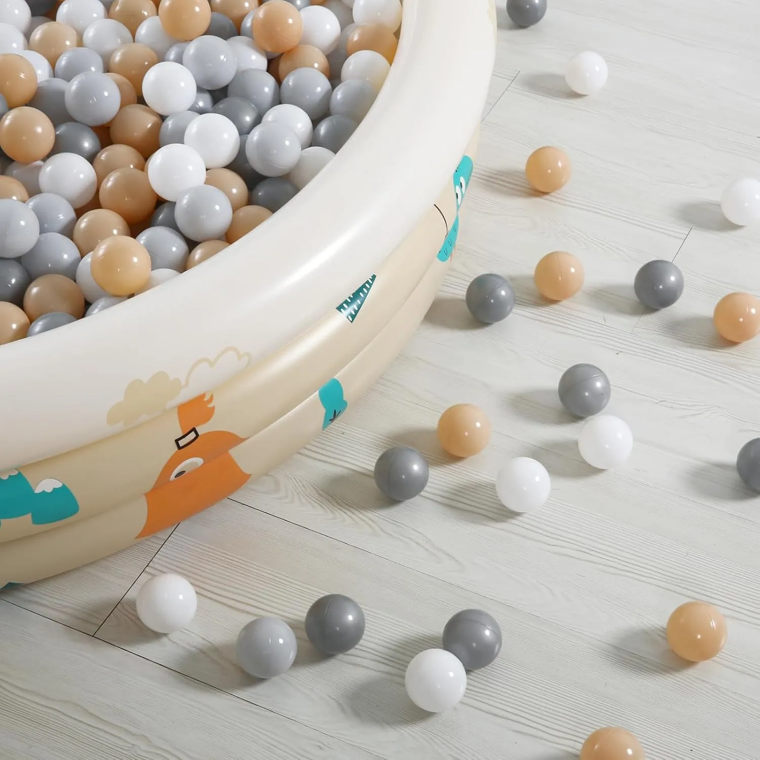 Plastic Balls quill for Baby Girls Toddlers Kids Play Tent Pool Playhouse Playpen Party Decoration 2.2 2.36 2.75 Inch Realhaha Ball Pit Balls 100 Play Balls 
