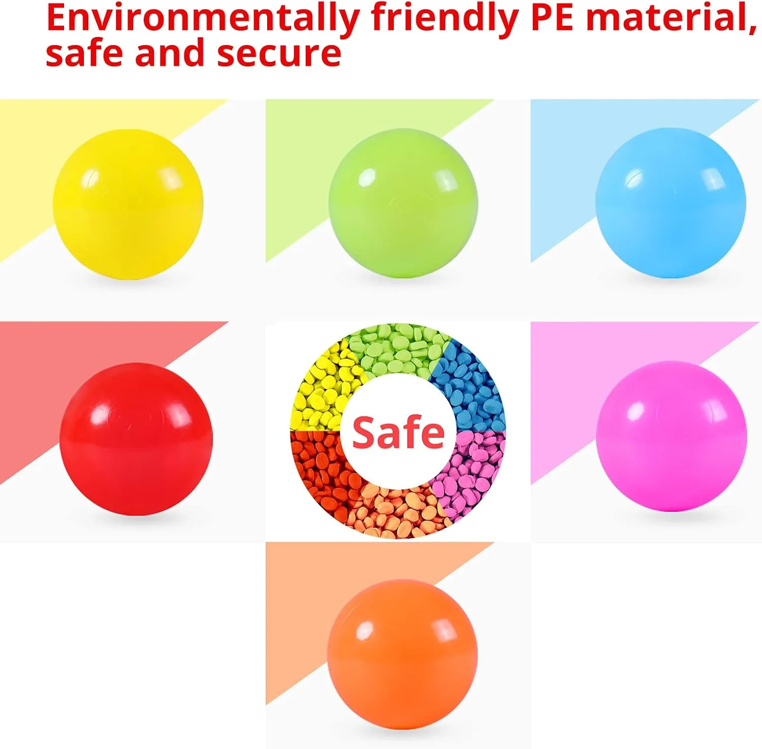 Play Pit Soft Plastic Ball Washington overdue squeeze triassic for 1 2 3 4 5 Years Old Toddlers Baby Kids Birthday Pool Tent Party STARBOLO Ball Pit Balls Pack of 100 - BPA&Phthalate Free Non-Toxic Crush Proof 