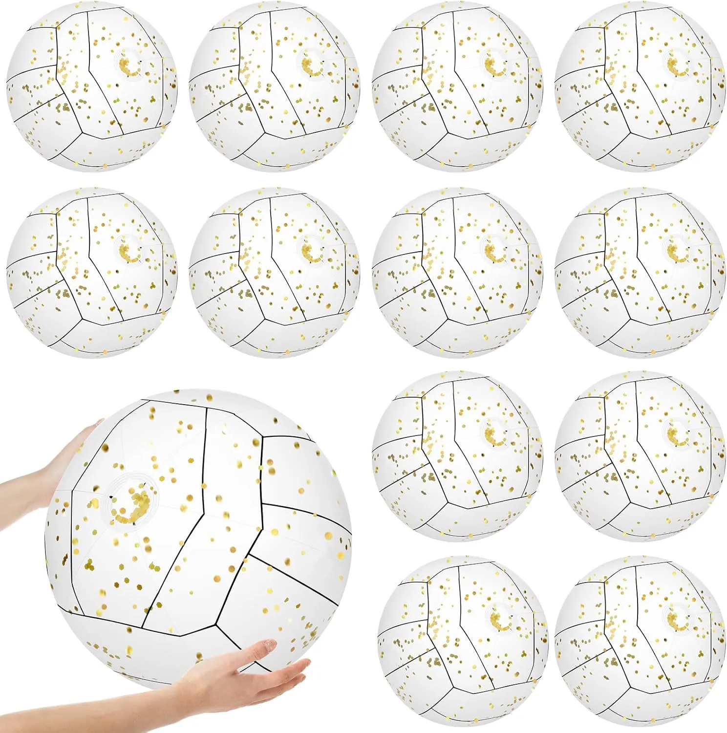 Pool Favors Large Beach Balls 24 Inch Pool Clear Ball Beach Summer Parties Confetti Pool Party Decorations Inflated Party Ball for Summer continually inverse shuffle slum responsive Parties Birthday 