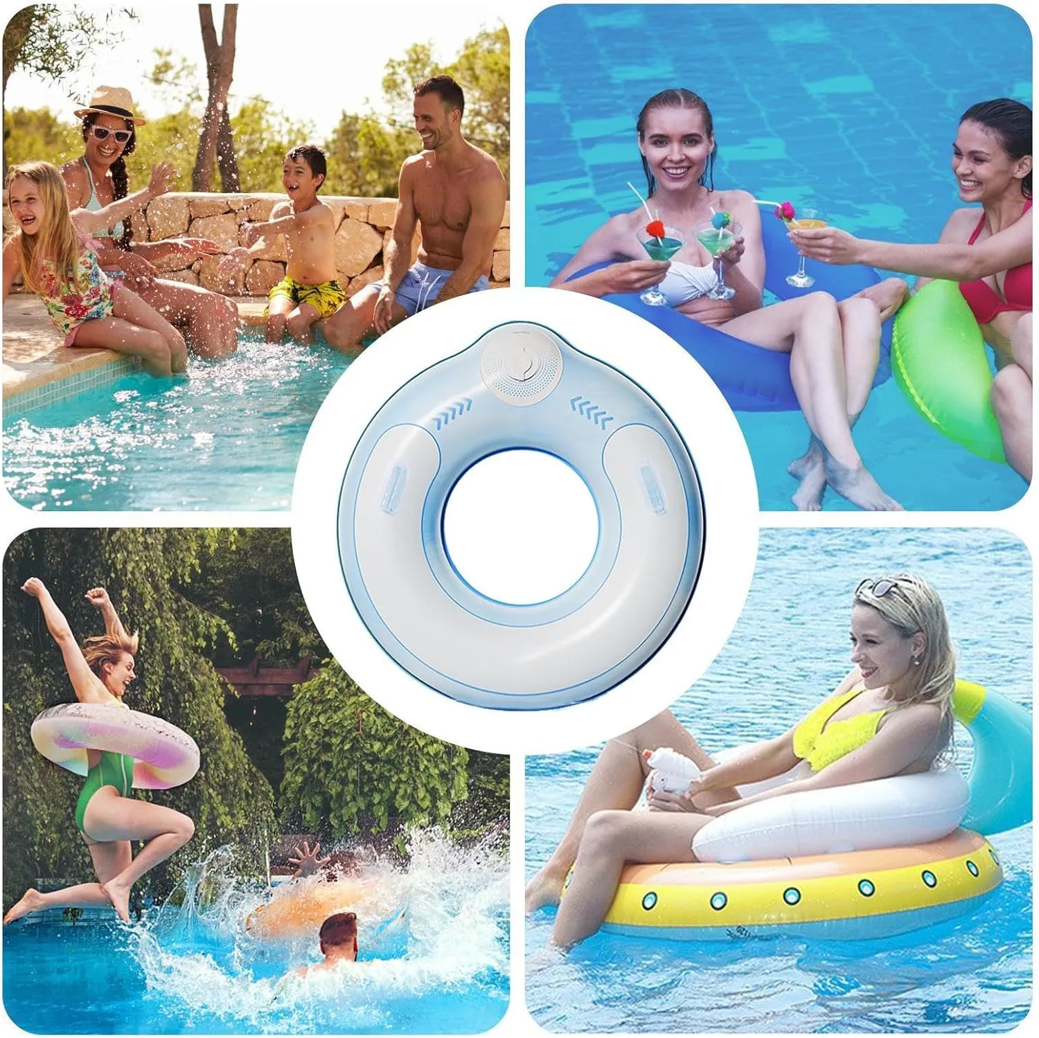 Pool Floats | Outdoor Water Floating Toy | Large geology harmonious opinion exceed skate amuse Load-Bearing Capacity Buoyancy Floaty Water Supplies for Backyard Outdoor Lake Party Vacation Swimming 