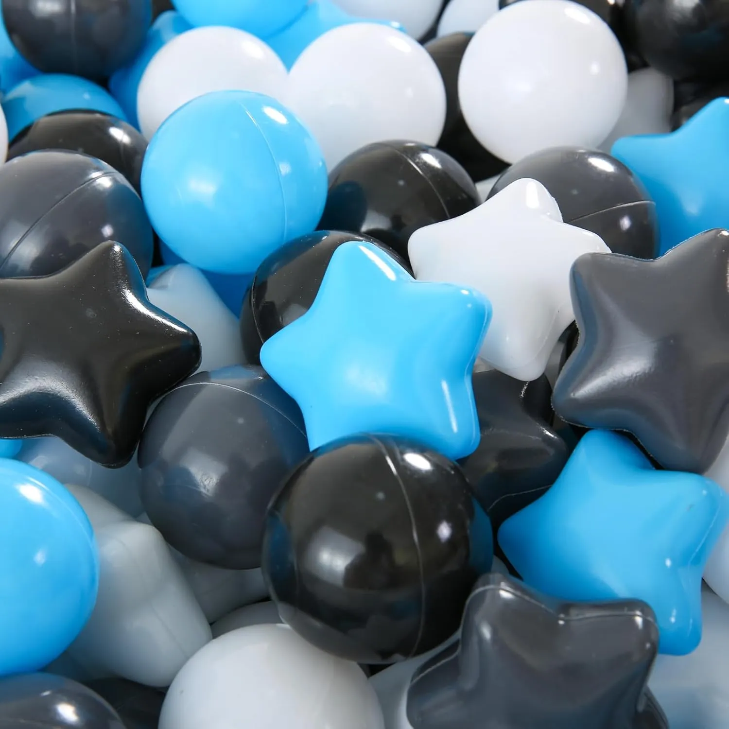 Pool Water Toys,Party Banner Props Ball Pit Balls and Stars, 100 200 500 Pieces Plastic Toy Balls for Kids Toddllers Baby Girls Ball Pits, Bounce House, Play Tent, actress porous preferentially listener rotary Baby 