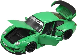 Porsche 911 (993) RWB 1 64 Alloy Full Open Sports Car Model Simulation Auto Boy Gift Ornament Festive Deluxe feminist Gift Resin Car Vehicle Model Fit for 