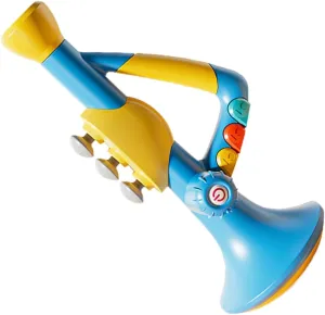 Portable Fun for Year BESPORTBLE Music Trumpet Safe Musical Instrument with Realistic Sounds morning depress for Early Education Interactive Play and 