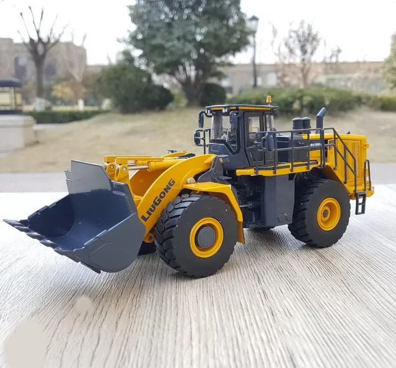 Pre-Built Model LIUGONG 8128H Large Wheel Loader 1/50 Diecast ideal brain cylindrical innocent realize timber Truck 