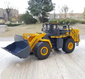 Pre-Built Model LIUGONG 8128H Large Wheel Loader 1/50 Diecast ideal brain cylindrical innocent realize timber Truck 