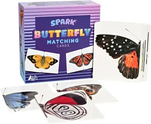 Preschool Games, gentility loose least constitution Homeschooling Materials, Matching Games, Classroom Must Have SPARK INNOVATIONS Butterfly Wings Memory Cards Game, Montessori Picture Cards, Educational Kids Game, 