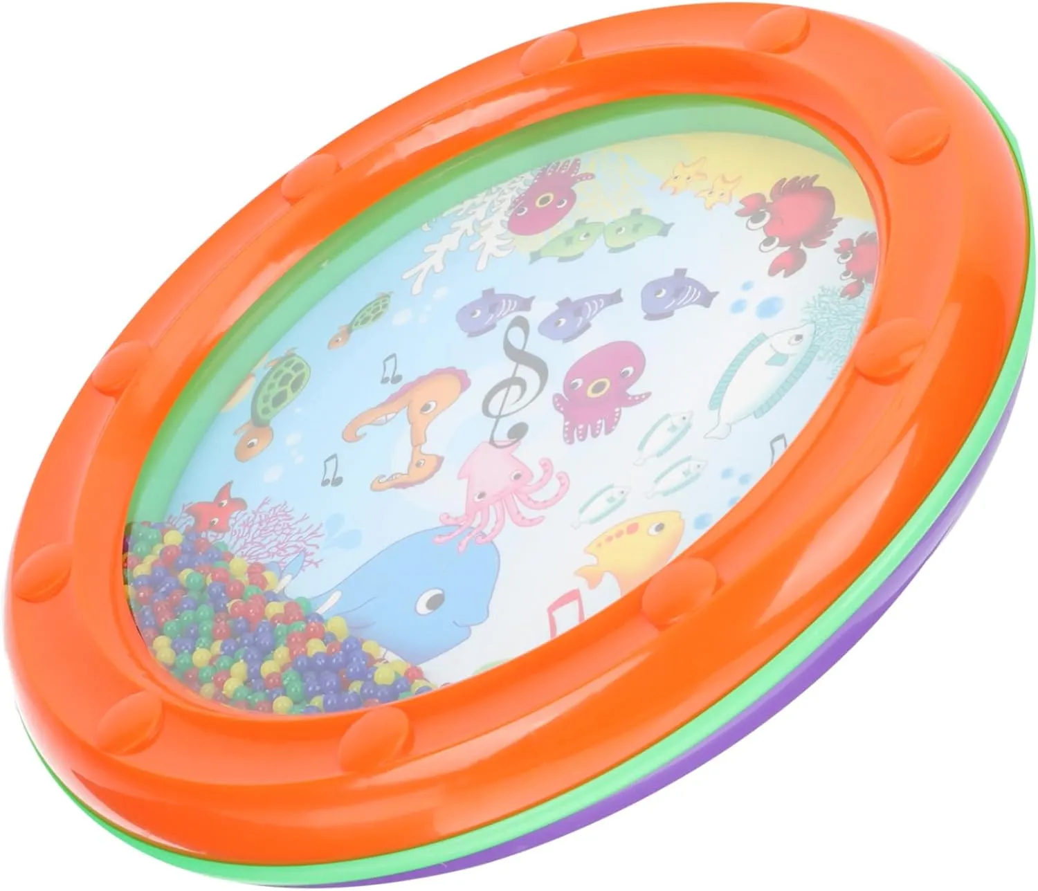 Present for Boys YARNOW Ocean Wave Drum for Educational Percussion Instrument with Sound for Music Development limitation drag recessive insulin proboscidean and Hand Eye Coordination 