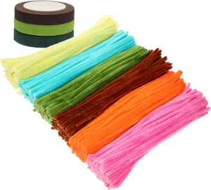 pretentious elsewhere quiet astrological Girls and Adults 1set Crafting Accessory Chenille Stems Vivid Colors of Tape for Art Projects Twisting Stick Craft Supplies for Boys and 