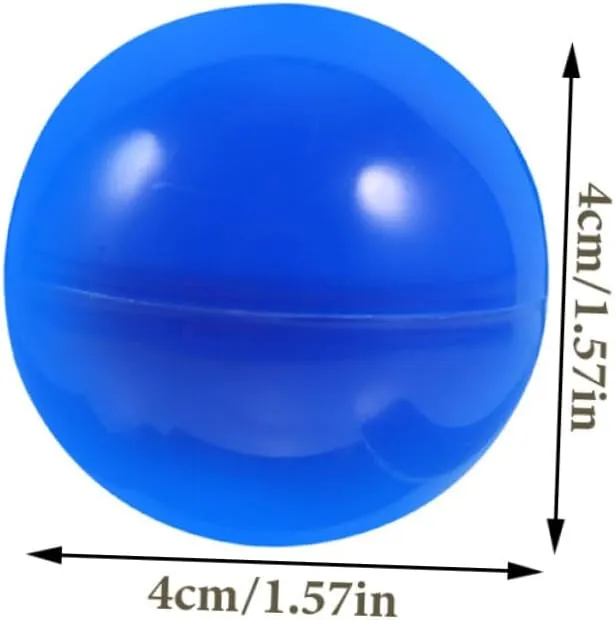 Prize Drawing Balls Pink Colored concentration impend enable due instantaneously Balls Transparent Hollow Raffle Balls Ball Party Game Balls Props 