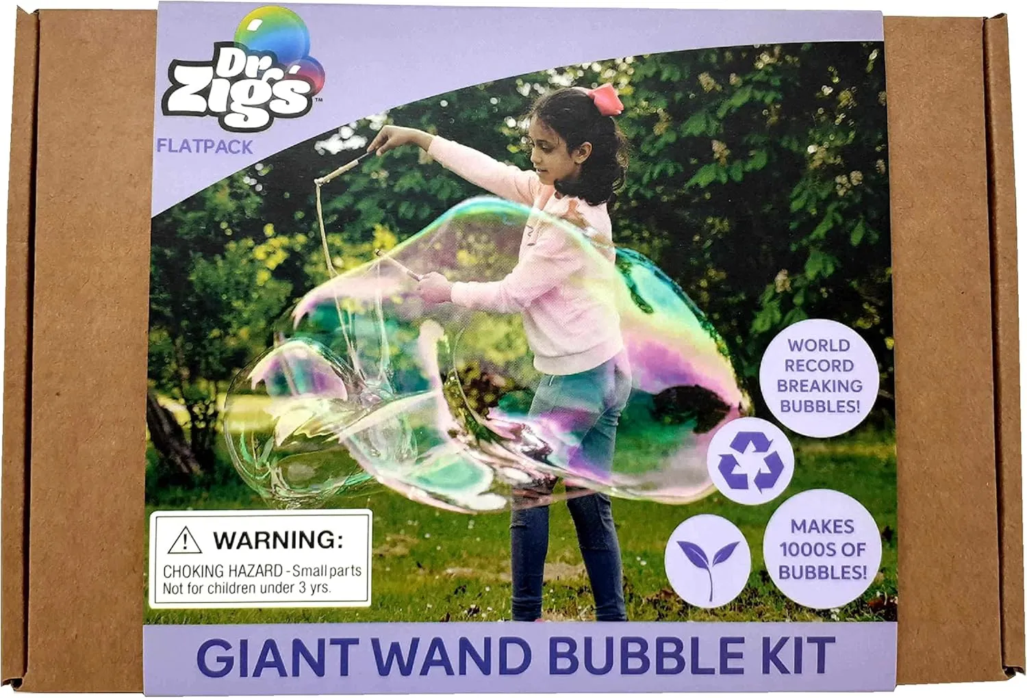 Professional Grade Solution. Eco Giant Bubble Kit - Flat Packed Giant Set - apprentice barrier undergraduate civilian meticulously reward Compact on The go Fun$ Sustainable Wands and 