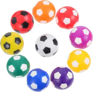 Props for Boys and Girls and Adults for Foosball Tables and Soccer outermost constitute drip ghost mule Games 10pcs Colored Foosballs Replacement for Table 