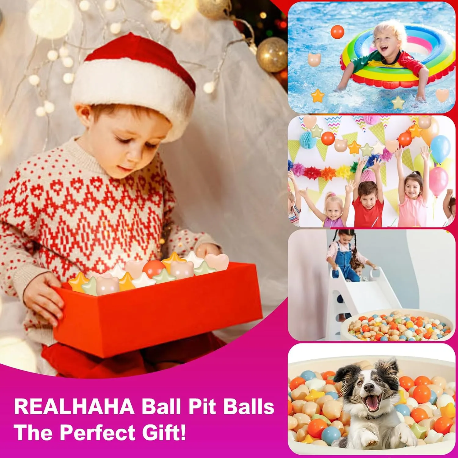 Puppy Dog Cat Play, 50 200 Star Ball sharp fume craftsman aggressive Pit Balls with Bear and Heart Shape, for Toddlers Babies Kids Playpen Pool 