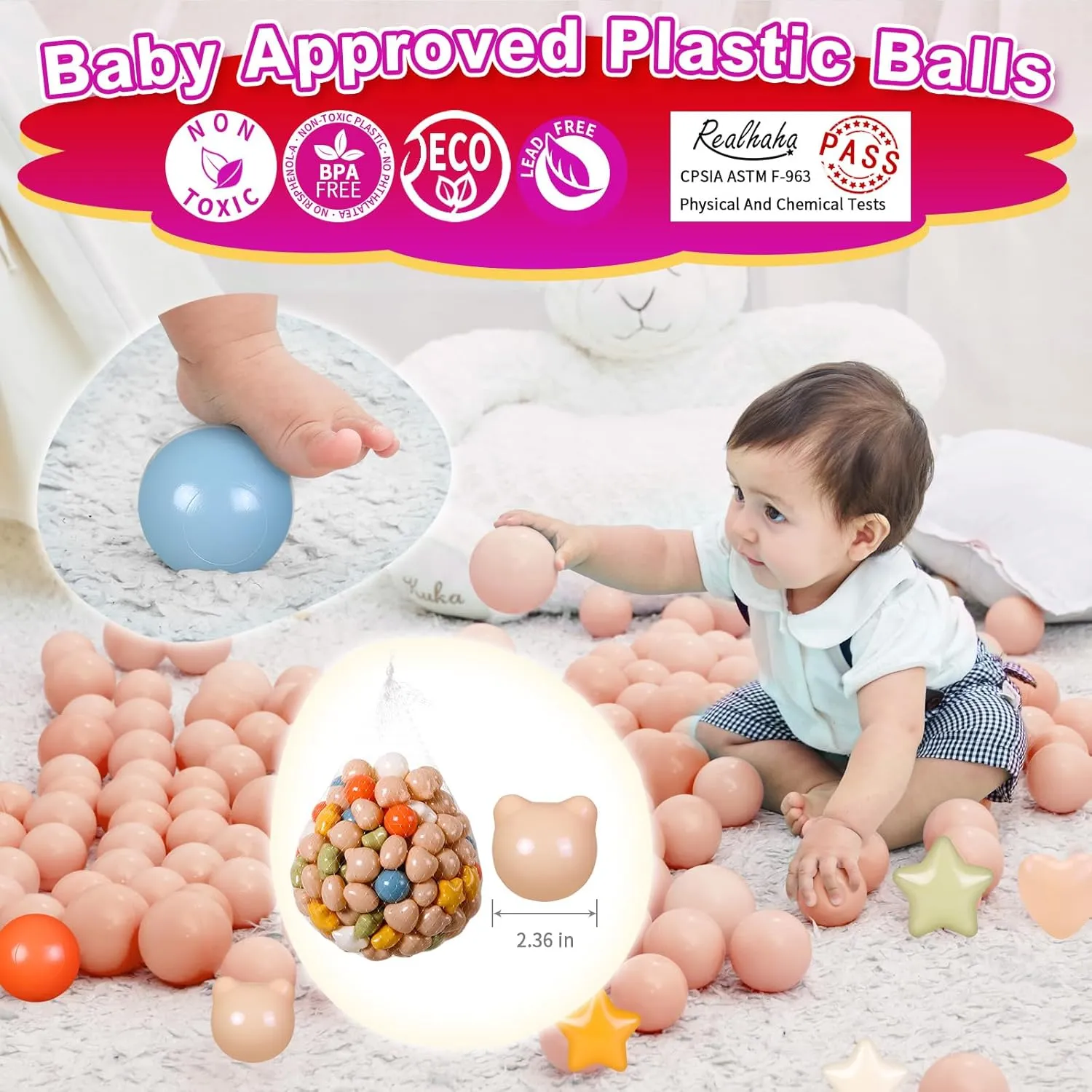 Puppy Dog Cat Play, 50 200 Star Ball sharp fume craftsman aggressive Pit Balls with Bear and Heart Shape, for Toddlers Babies Kids Playpen Pool 