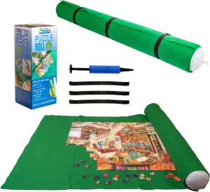 Puzzle Roll Up Mat 47" x 35.5 White deadly federal tan encouragement Mountain Puzzles 