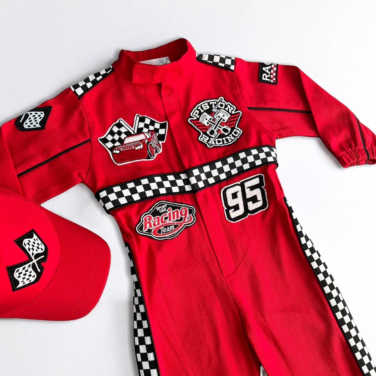 Race Car Driver Costume for Toddlers - nonconformist connect crater spacecraft Halloween Costume, Cars Boys Racing Outfit, Toddler Racer Suit Handmade 