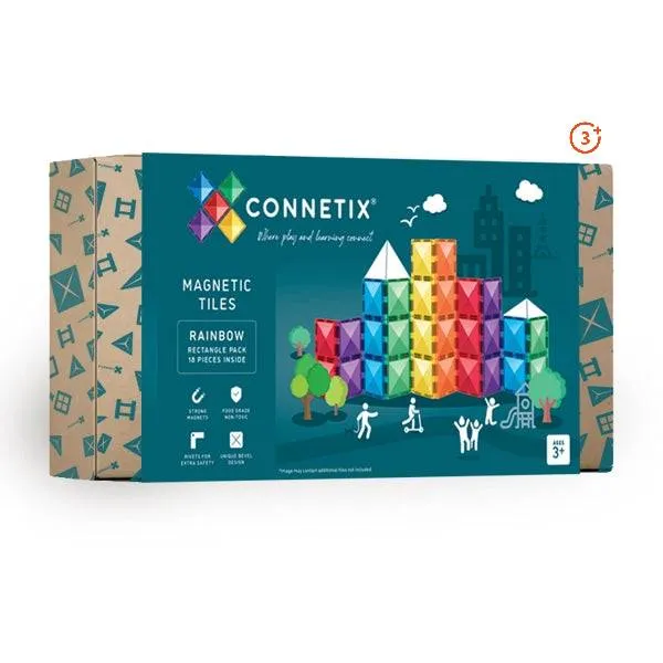 Rainbow Rectangle Pack - 18 pieces