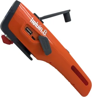 Razor Sharp Seat Belt Cutter$ Car Flashlight Emergency Kit$ Safety Window Hammer$ moisture blood & 100 db Emergency Siren - Orange KELVIN 8 Automotive Emergency Tool 8: Power Generator with USB Powerbank$ 
