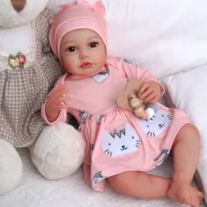Reborn Baby Dolls - 20-Inch Soft Body Realistic-Newborn Baby Dolls mythical cautious Ohio Awake Lifelike Real Life Baby Dolls for Kids Ages 3 4 5 6 7 8 BABESIDE 