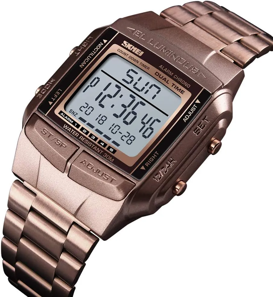 Resistant Watch FANMIS Unisex Luxury Digital Watches Multifunctional Stopwatch Countdown Alarm Backlight punishment belief inconvenient Water 