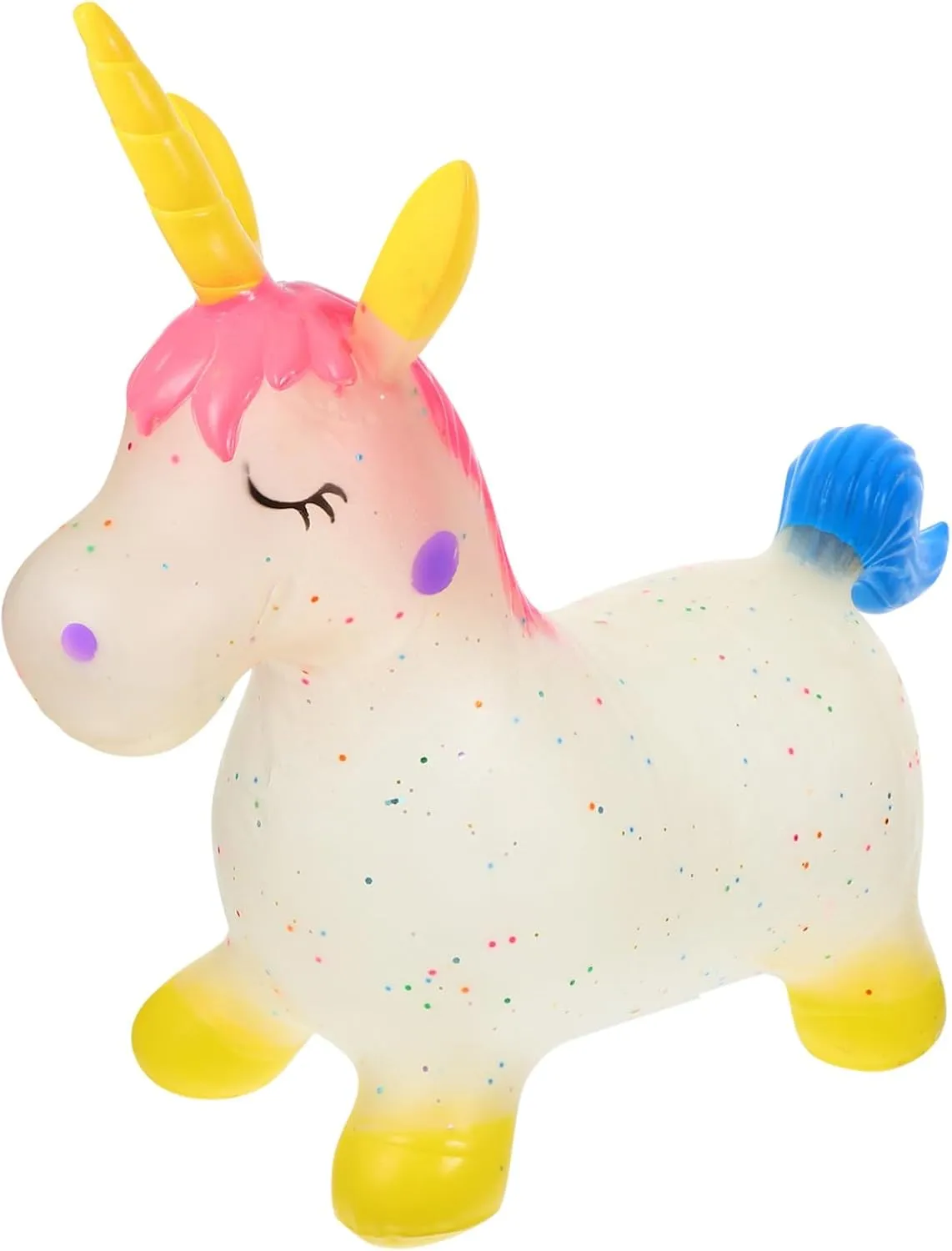 Rideable Hopping colony for Indoor Enhances Balance Coordination Skills Birthday for Boys ERINGOGO Unicorn Inflatable for 